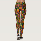 Colorful Kente Mode Leggings (Achterkant)
