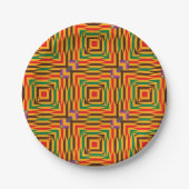 Colorful Kente Paper Bord (Voorkant)