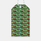Colorful KerstAngels Pattern Cadeaulabel (Voorkant)