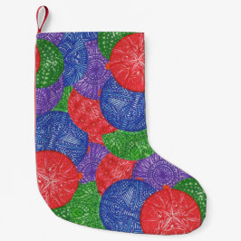Colorful Kerstballen Stocking Kleine Kerstsok