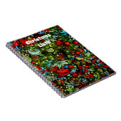 Colorful kerstbling Ornamenten Journal Notitieboek (Rechterzijde)