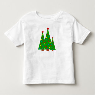 Colorful kerstboom Merry-kerstKind Kinder Shirts