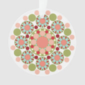 Colorful kerstfeestelijke foto ornament (voorkant)