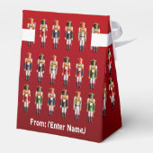 Colorful Kerstman Nutkraker Speelgoed Soldaten Bedankdoosjes (Achterkant)