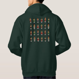 Colorful Kerstman Nutkraker Speelgoed Soldaten Hoodie