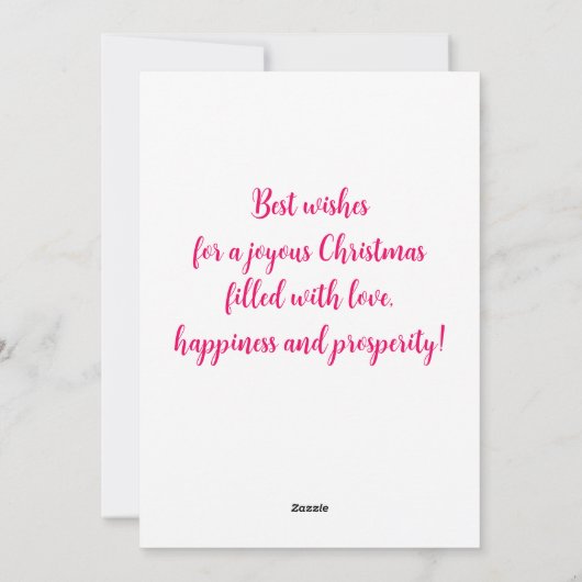 Colorful kerstRobin Hand-Painted Waterverf Feestdagenkaart (Achterkant)