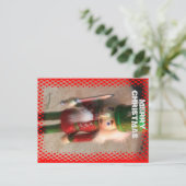 Colorful Kerstsoldaat Slapeup Post Kaart. Briefkaart (Staand voorkant)