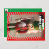 Colorful Kerstsoldaat Slapeup Post Kaart. Briefkaart (Voorkant / Achterkant)