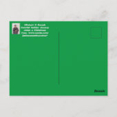 Colorful Kerstsoldaat Slapeup Post Kaart. Briefkaart (Achterkant)