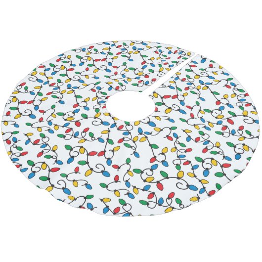 Colorful kerststrijklamp kerstboom rok (Gekanteld)