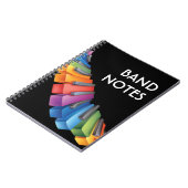 Colorful Keyboard Cool Music Notitieboek (Linkerzijde)