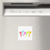 Colorful Keys Magneet (Insitu (Vaatwasser))