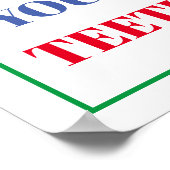 Colorful Kid's Bathroom Wall Poster (Hoek)