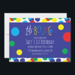 Colorful Kids Birthday Jump Bounce House Park<br><div class="desc">Bounce Jump Birthday Party-uitnodigingen met kleurrijke stippen</div>