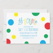 Colorful Kids Birthday Jump Bounce Party (Voorkant)