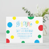 Colorful Kids Birthday Jump Bounce Party (Staand voorkant)