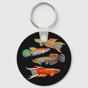 Colorful Killifish Sleutelhanger