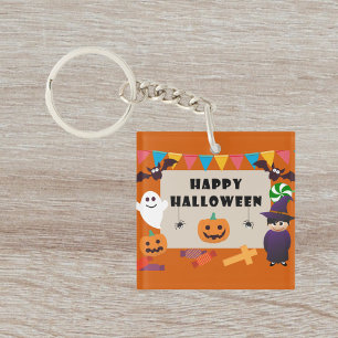 Colorful Kind Costume Halloween Party Sleutelhanger