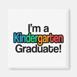 Colorful Kinder Afstuderen Kindergarten Afstuderen Magneet