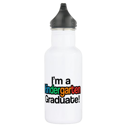 Colorful Kinder Afstuderen Kindergarten Afstuderen Waterfles (Rechts)