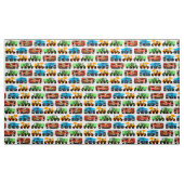 Colorful Kinder Construction Truck Pattern Stof (Yard (91,4 cm))