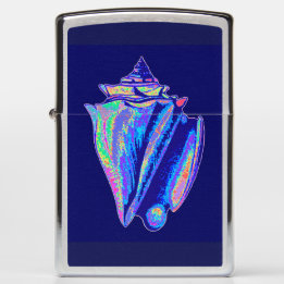 Colorful King Conch Shell Zippo Lighter