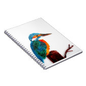 Colorful KIngfisher Bird Notitieboek (Rechterzijde)