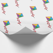 Colorful Kite Cadeaupapier (Hoek)