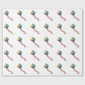 Colorful Kite Cadeaupapier (Vlak)