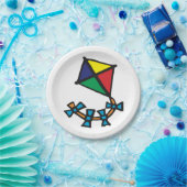 Colorful Kite Papieren Bordje (Feest)