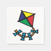 Colorful Kite Servet (Voorkant)