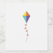 Colorful Kite Wijn Etiket (Enkel label)