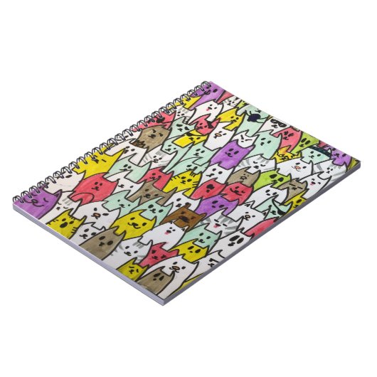 Colorful Kitten Notitieboek (Linkerzijde)
