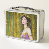 Colorful Klimt Style Collage Portret van een vrouw (Achterkant)