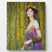 Colorful Klimt Style Collage Portret van vrouw Fotoplaat (Voorkant)