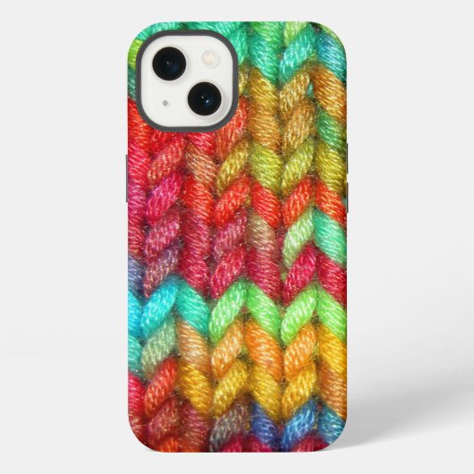 Colorful Knitters Yarn iPhone Hoesje (Achterkant)