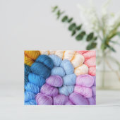 Colorful Knitting Yarn Balls Briefkaart (Staand voorkant)