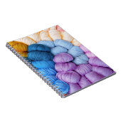 Colorful Knitting Yarn Balls Notitieboek (Rechterzijde)