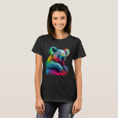 Colorful Koala Bear Cute T-shirt (Voorkant volledig)