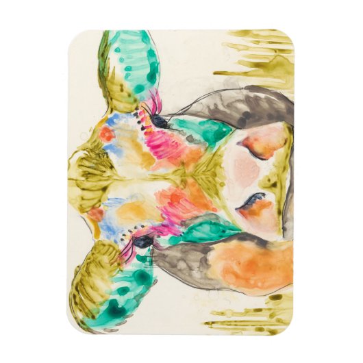 Colorful Koe Design Magneet (Verticaal)