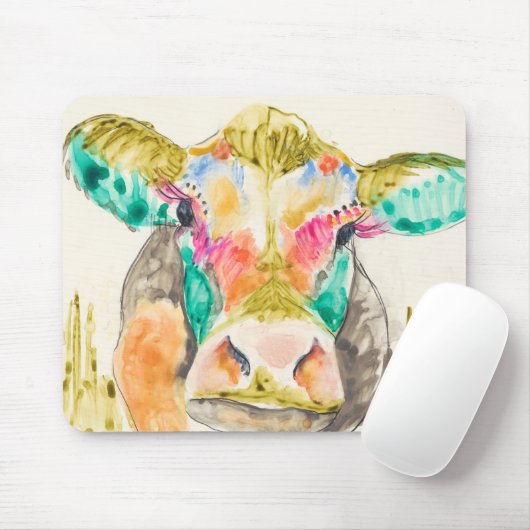 Colorful Koe Design Muismat (Met muis)