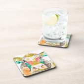 Colorful Koe Design Onderzetter (Rechterzijde)