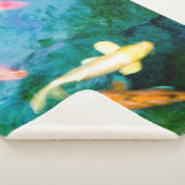 Colorful Koi Fish Sherpa Deken (3/4)