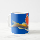 Colorful Koi in Blue Pool Koffiemok (Voorkant links)