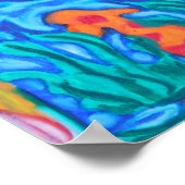 Colorful Koi Pond Poster (Hoek)