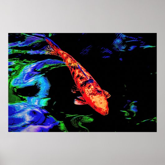 Colorful Koi Poster (Voorkant)