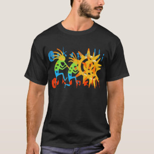 Colorful Kokopelli T-shirt