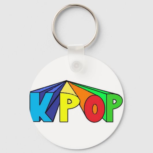 Colorful KPOP 3D Sleutelhanger (Voorkant)