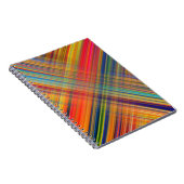 Colorful Kriss Kross Pattern Pset Notitieboek (Rechterzijde)