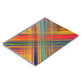 Colorful Kriss Kross Pattern Pset Notitieboek (Linkerzijde)